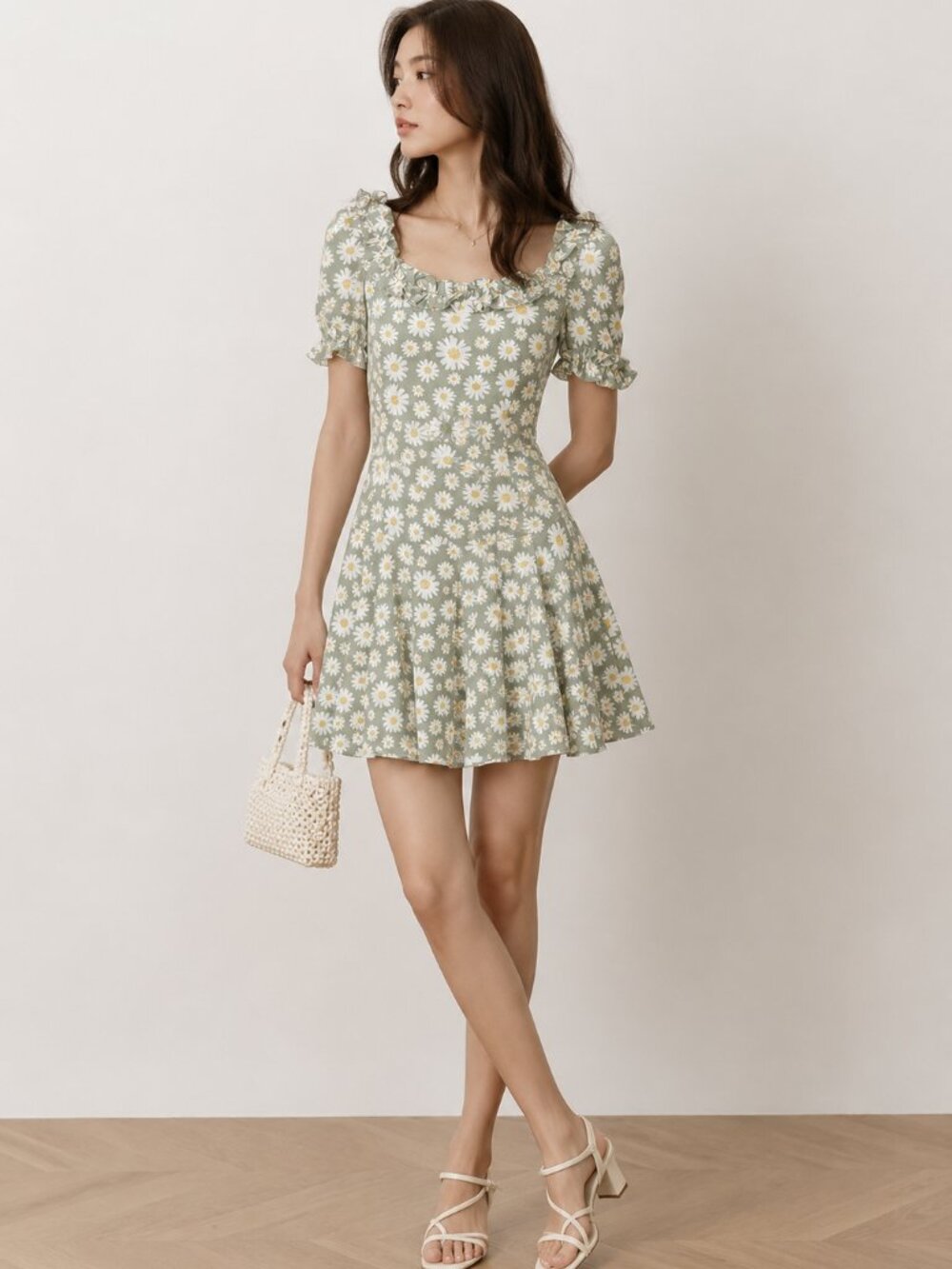 Quanta Du Soleil French Daisy Greta Dress size XS
